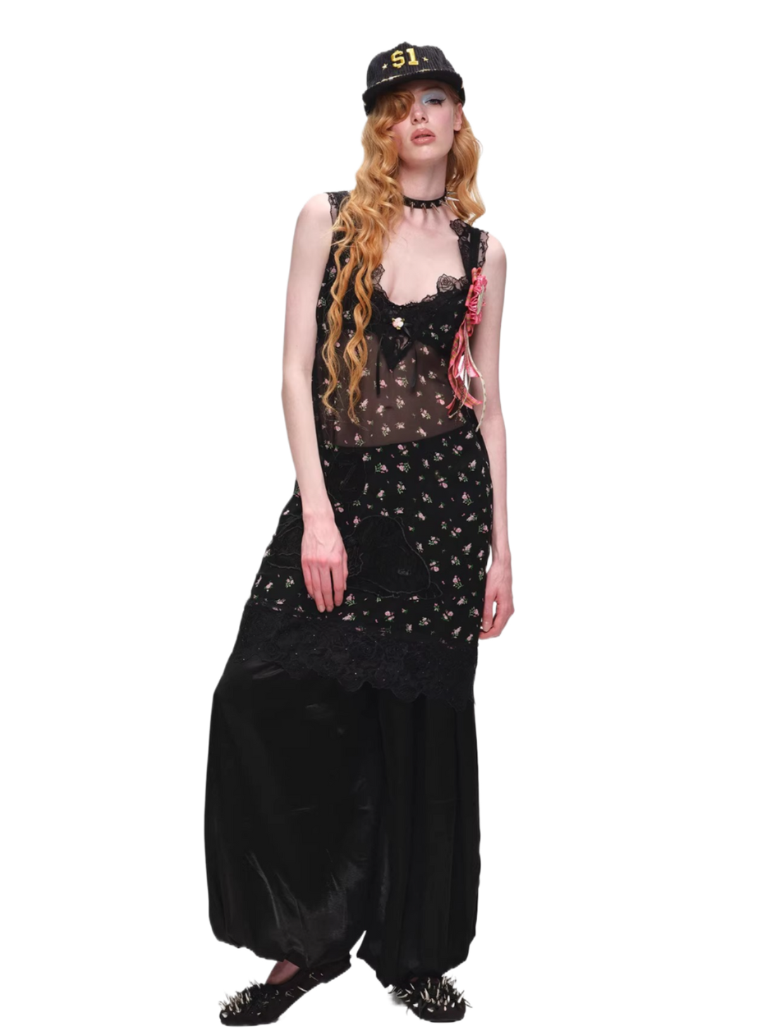 Relaxed Satin Balloon Trousers