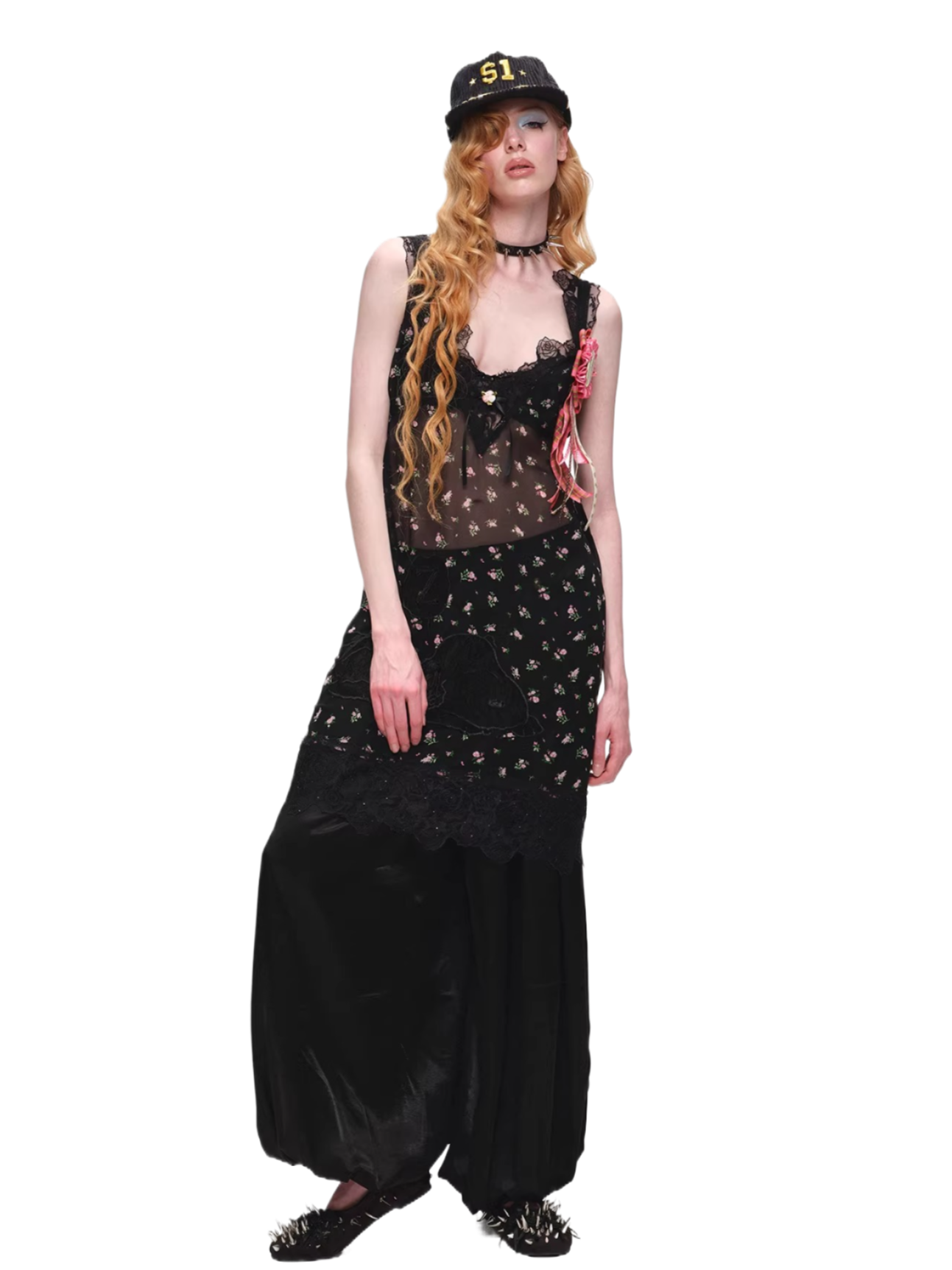 Relaxed Satin Balloon Trousers