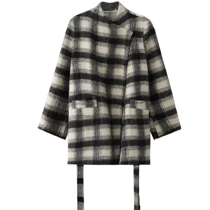 Double-Faced Wool Mid-Length Coat