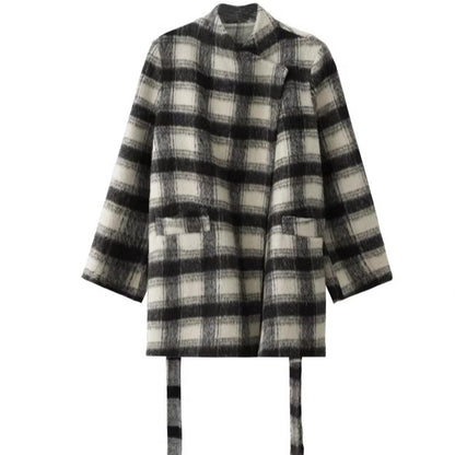 Double-Faced Wool Mid-Length Coat
