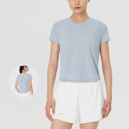 Round-neck Loose Quick-dry Fitness Shirt