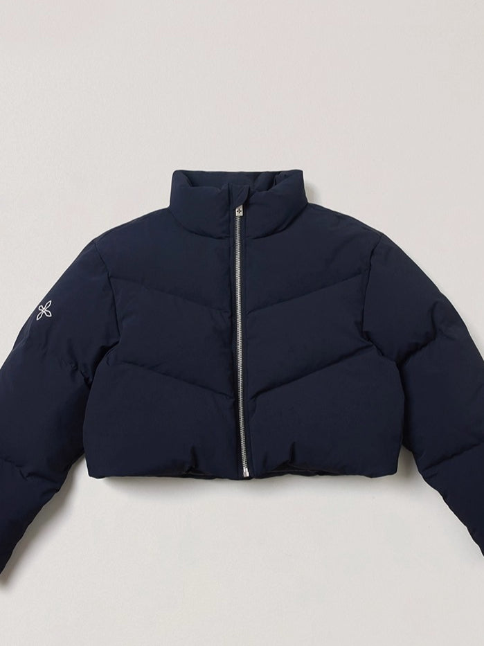 Desert Cross Cropped Down Jacket