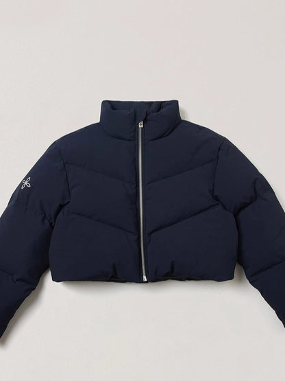 Desert Cross Cropped Down Jacket