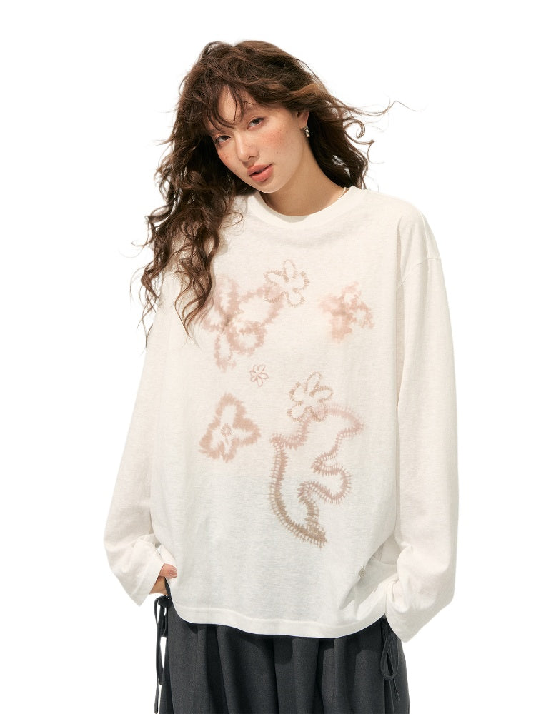 Color-Block Crew Neck Base Long-Sleeve T-Shirt - CHINASQUAD