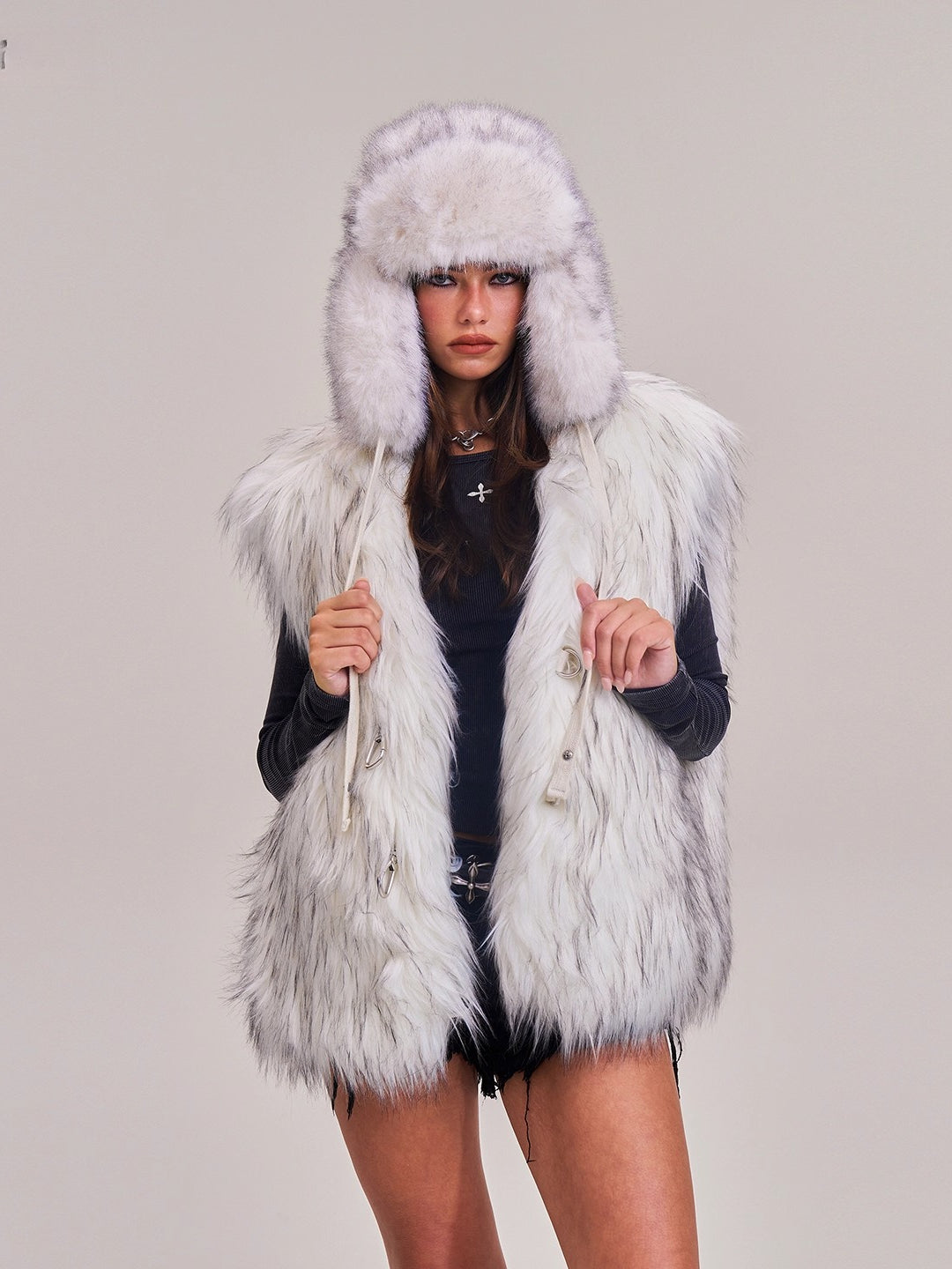 Cross Relic Hunter Faux Fur Hat