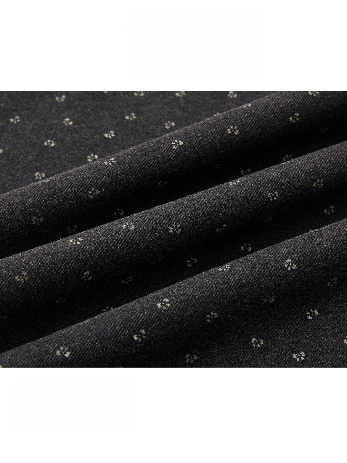 Printed Bow Wool-Blend Tailored Pants