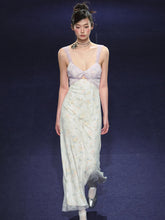 Lace Floral V-Neck Patchwork Hollow Dress - CHINASQUAD