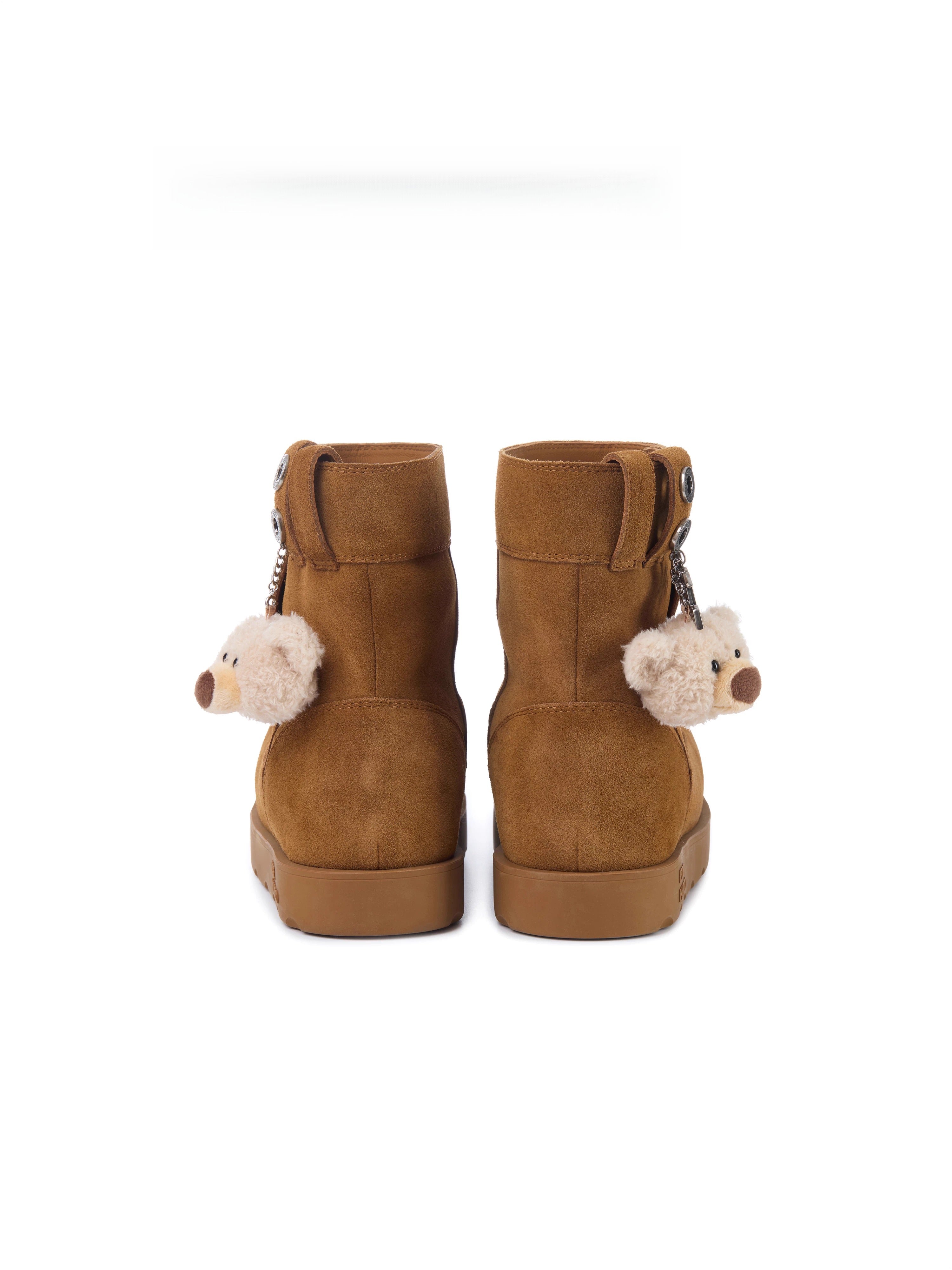 Faux-Fur Lined Platform Snow Boots