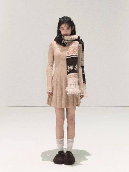 Handcrafted Fair Isle Wool Scarf