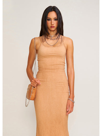 Wildworld Mermaid Knitted Silk Brace Dress