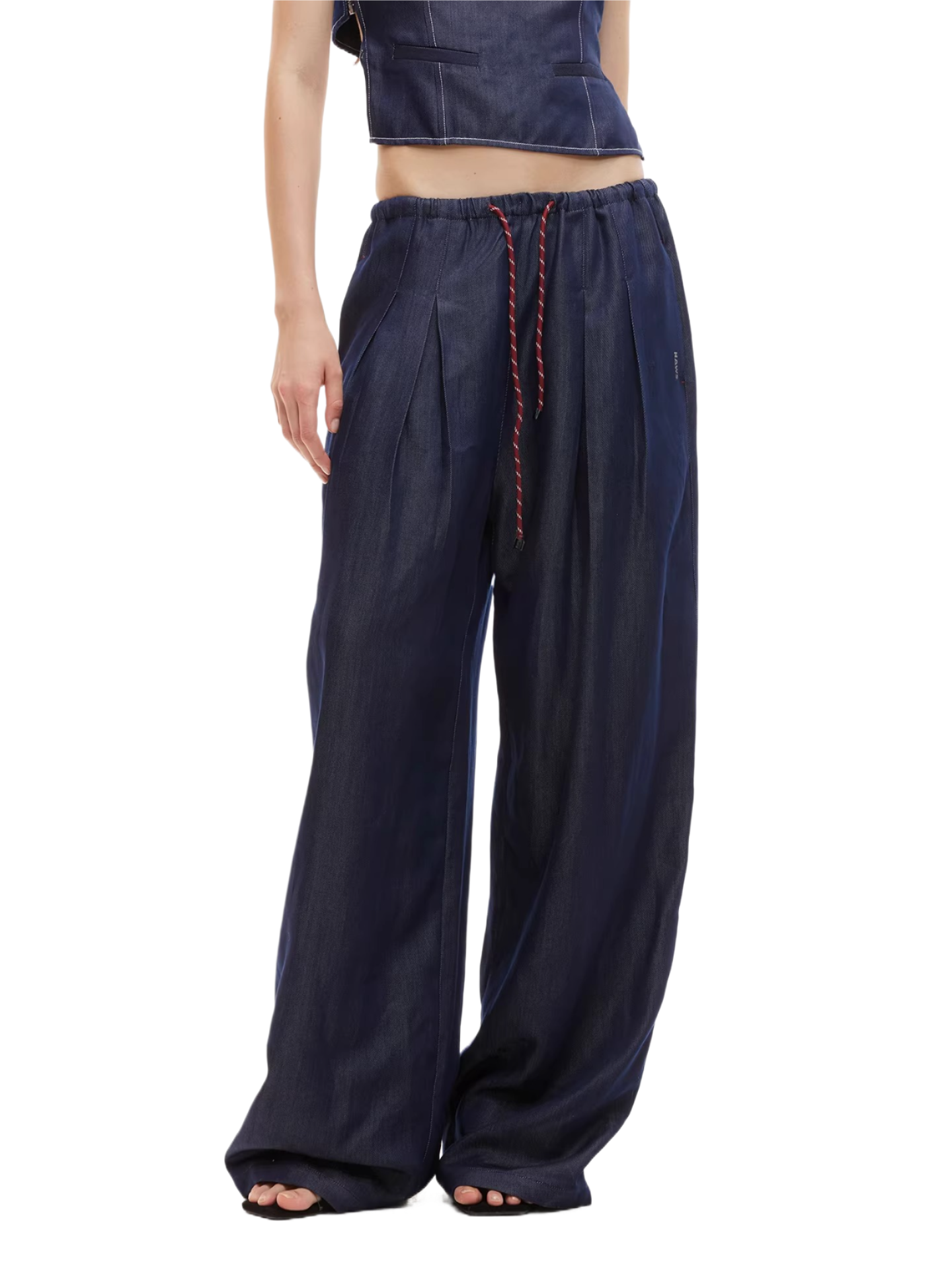 Matisse Lyocell Wide-Leg Straight Denim Jeans