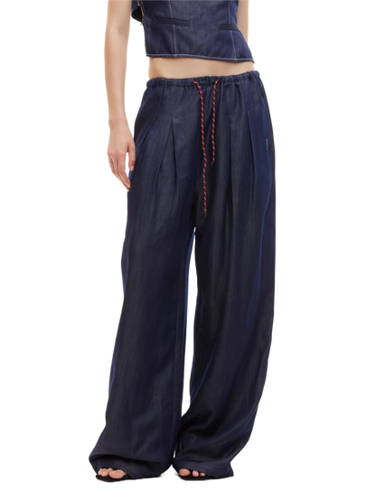 Matisse Lyocell Wide-Leg Straight Denim Jeans