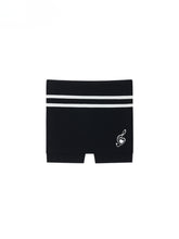 Contrast-colored Stripe Heart-wing T-shirt & Shorts Set - CHINASQUAD