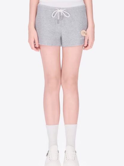 Double Waistband Panel Sport Shorts