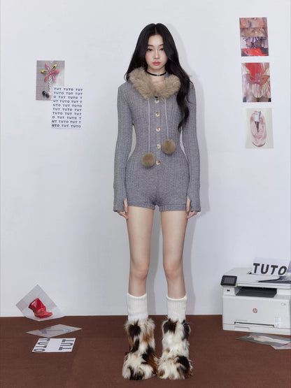 Stretch Sculpting Hooded Jumpsuit