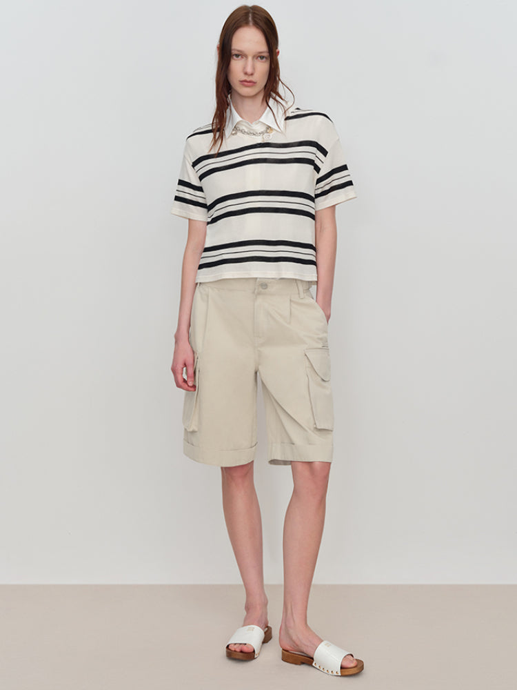 Cargo Pocket Low-Rise Shorts - CHINASQUAD
