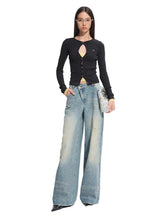 "Savanna Series" Washed Hand-rubbed Denim Jeans - CHINASQUAD