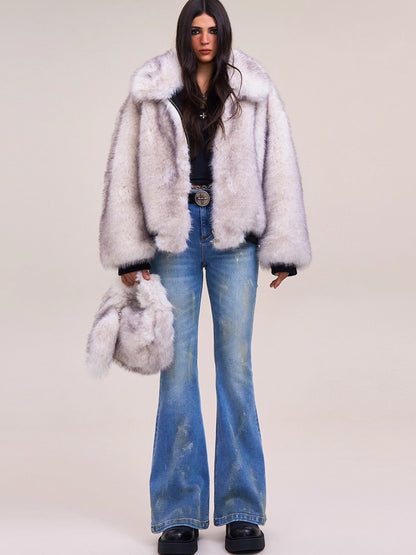 Arctic Cross Faux Fur Jacket