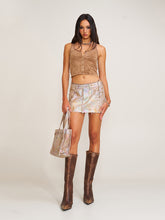Rage Wild Diamond Denim Skirt Wild Diamond - CHINASQUAD