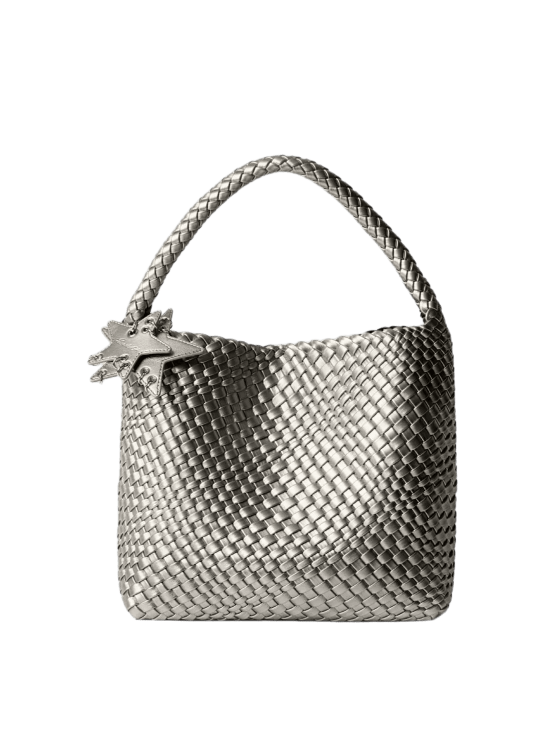 Medium Woven Tote Shoulder Bag ECODAY