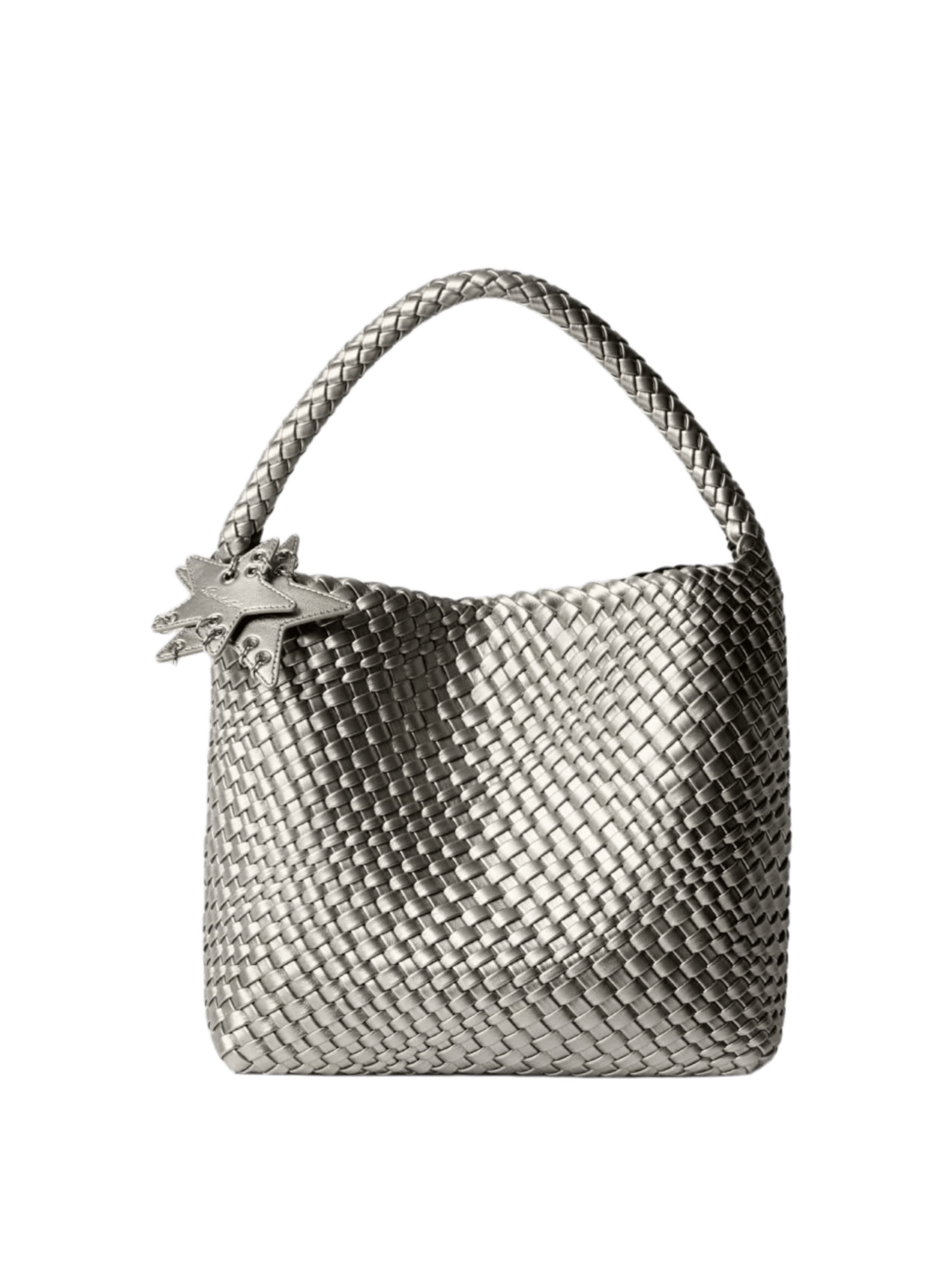 Medium Woven Tote Shoulder Bag ECODAY