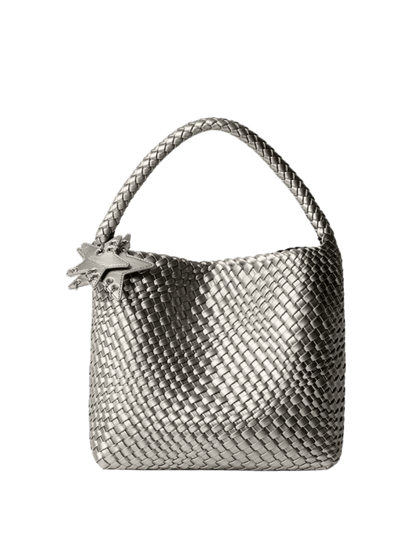 Medium Woven Tote Shoulder Bag ECODAY