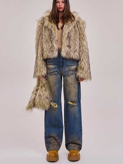 Desert Relic Straight-Leg Distressed Jeans