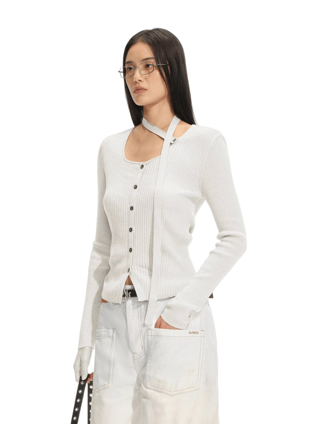 Miami Ribbed Knit Cardigan