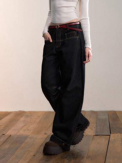 Original Vintage Straight-Leg Denim Pants