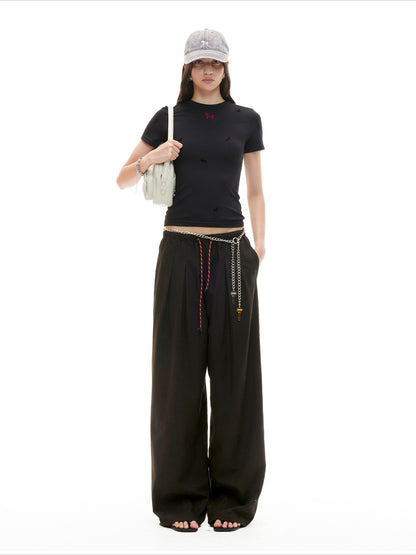 Matisse Relaxed Wide-Leg Trousers