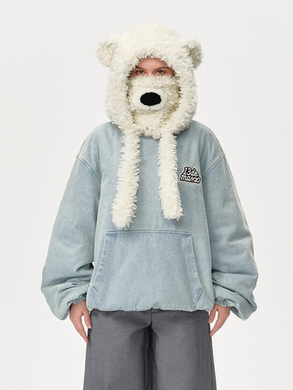 Bear Set Padded Hoodie