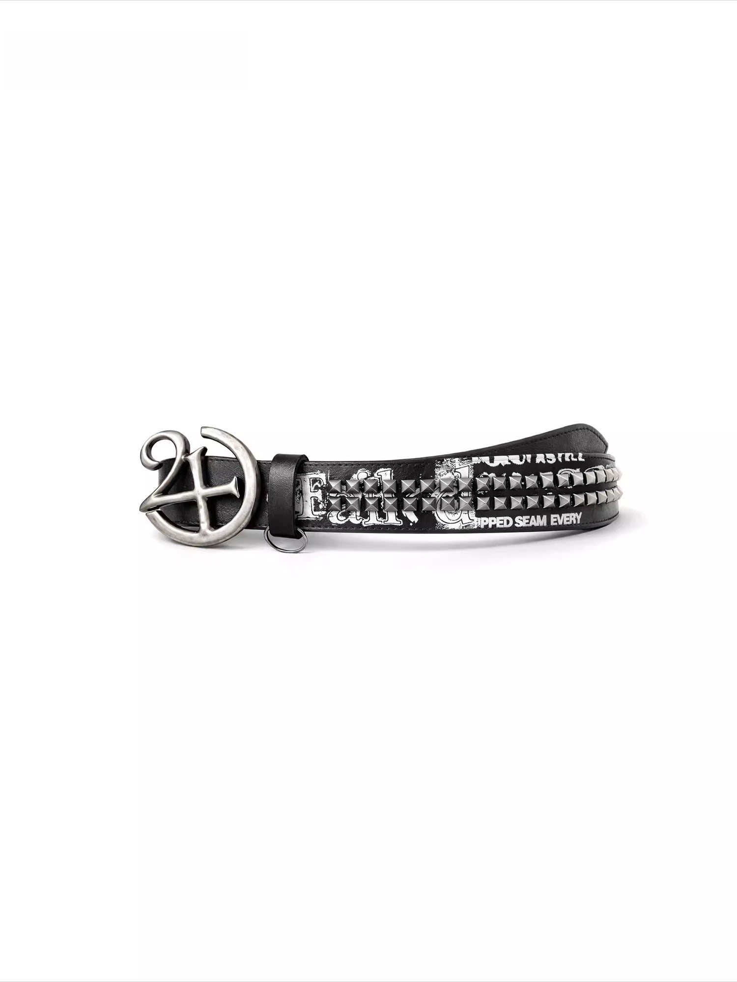 Punk Studded Leather Belt