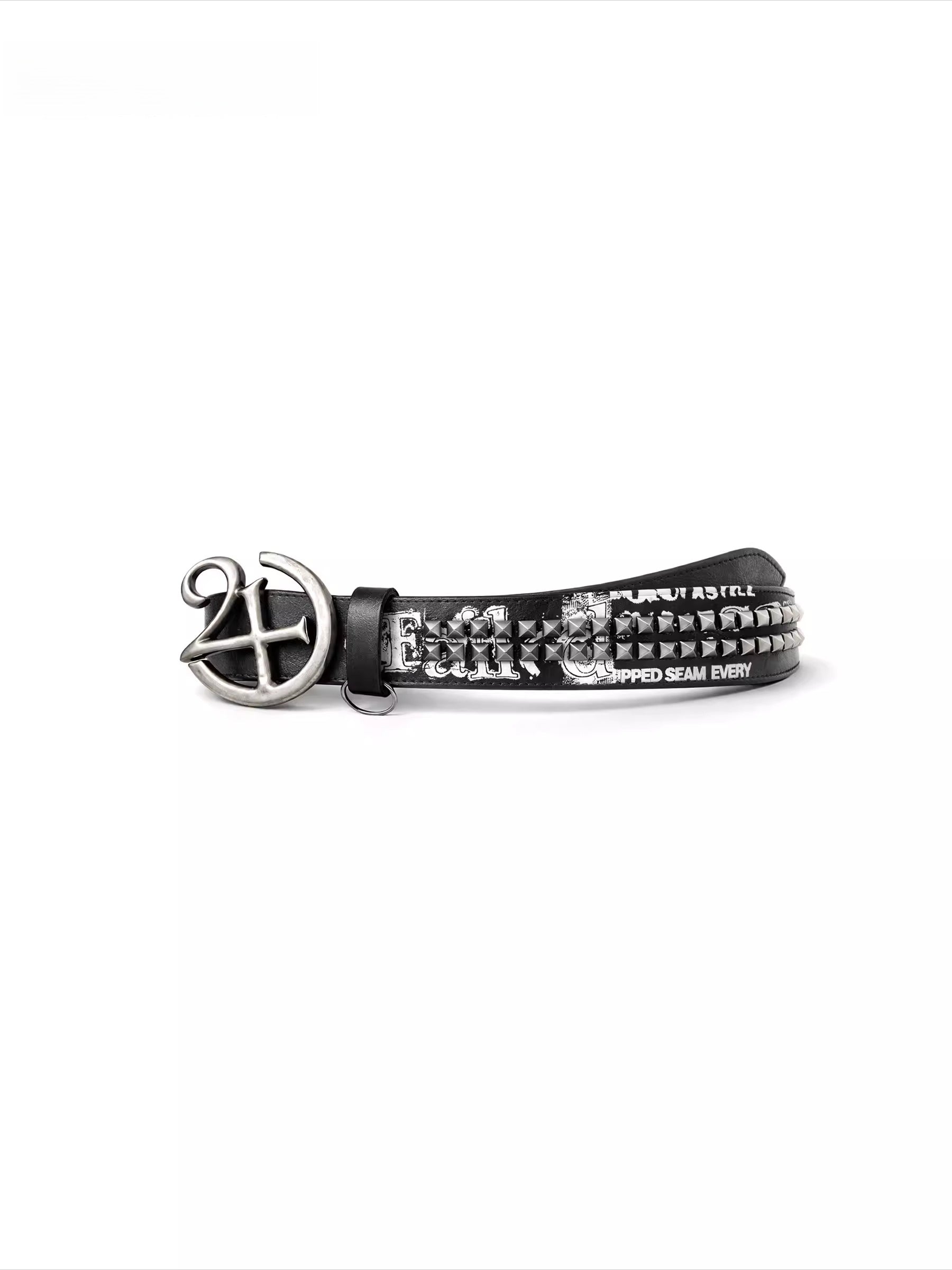 Punk Studded Leather Belt