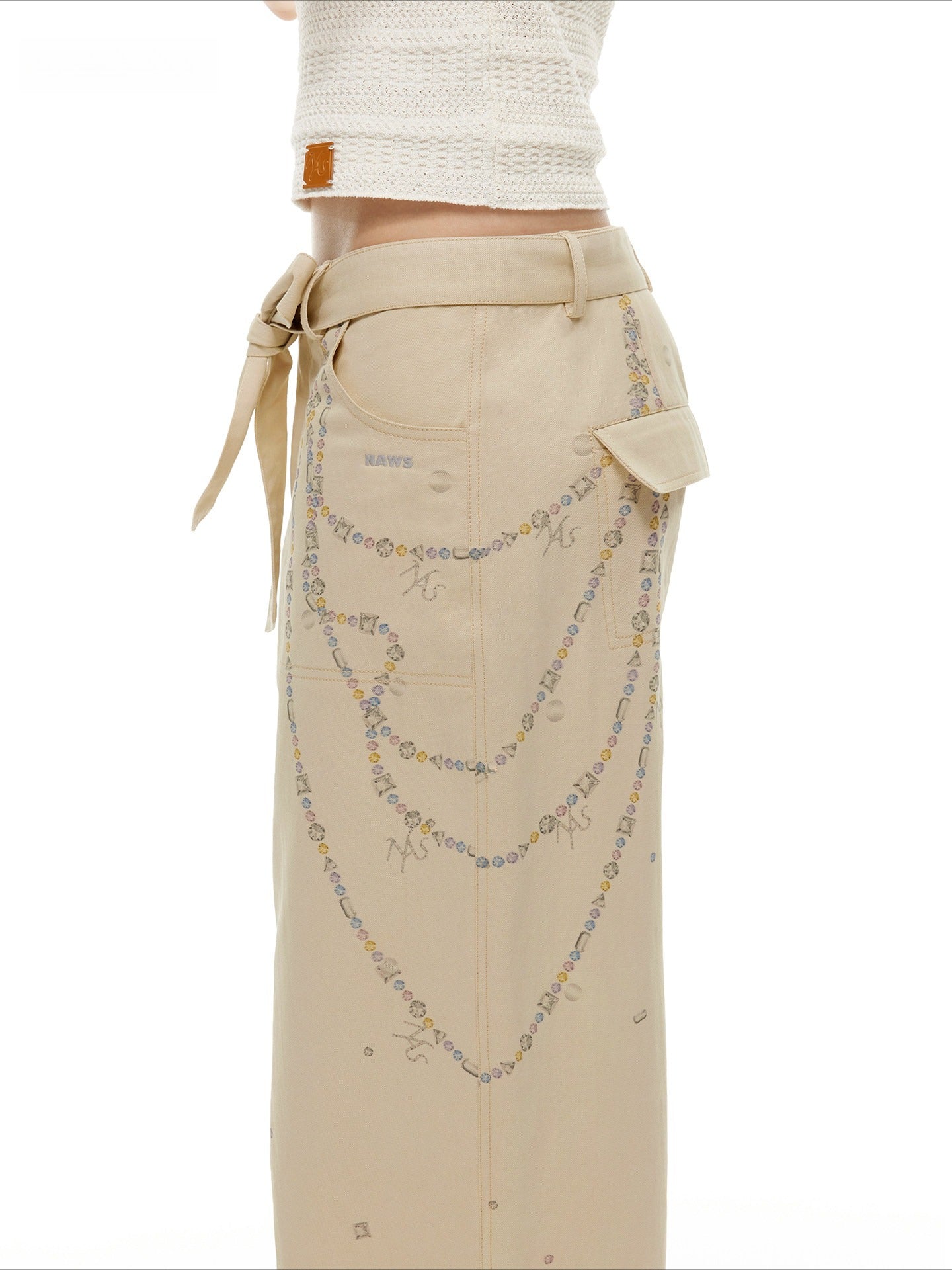 Beverly Relaxed Twill Wide-Leg Trousers