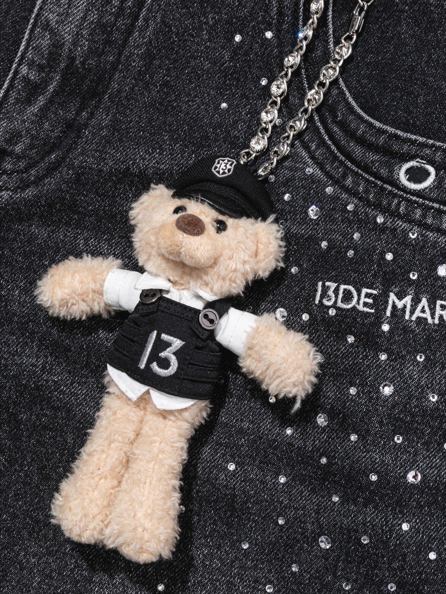 Vintage Curved-Leg Denim Jeans