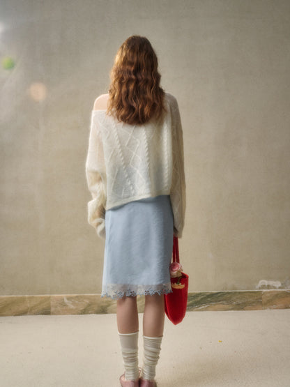 Loose French Style Short Sweater