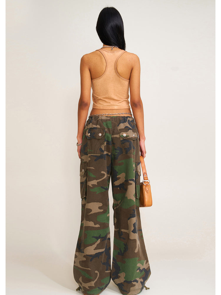 Compass Retro Camo Para Pants Desert Camouflage - CHINASQUAD