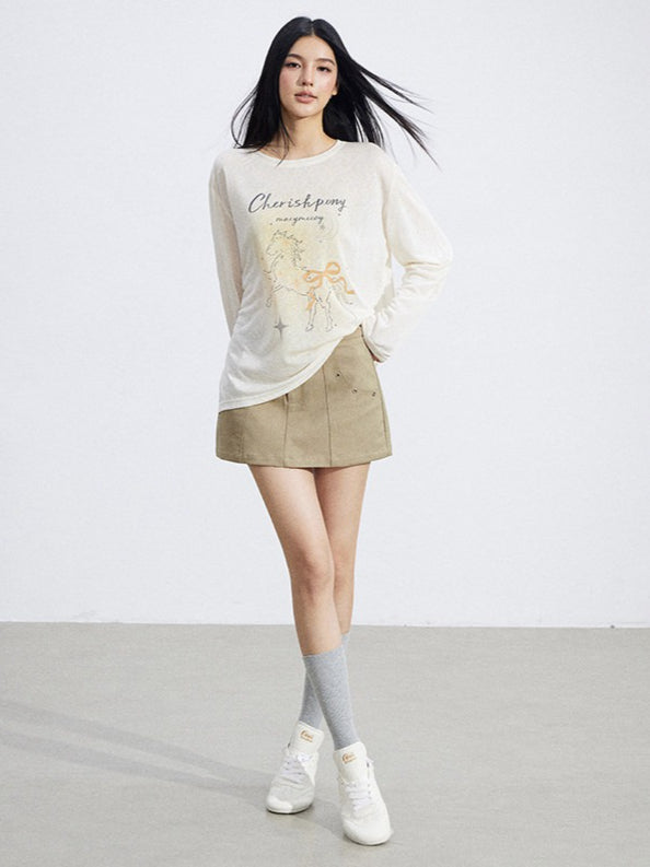 Sun-Protective Lightweight Long Sleeve T-Shirt