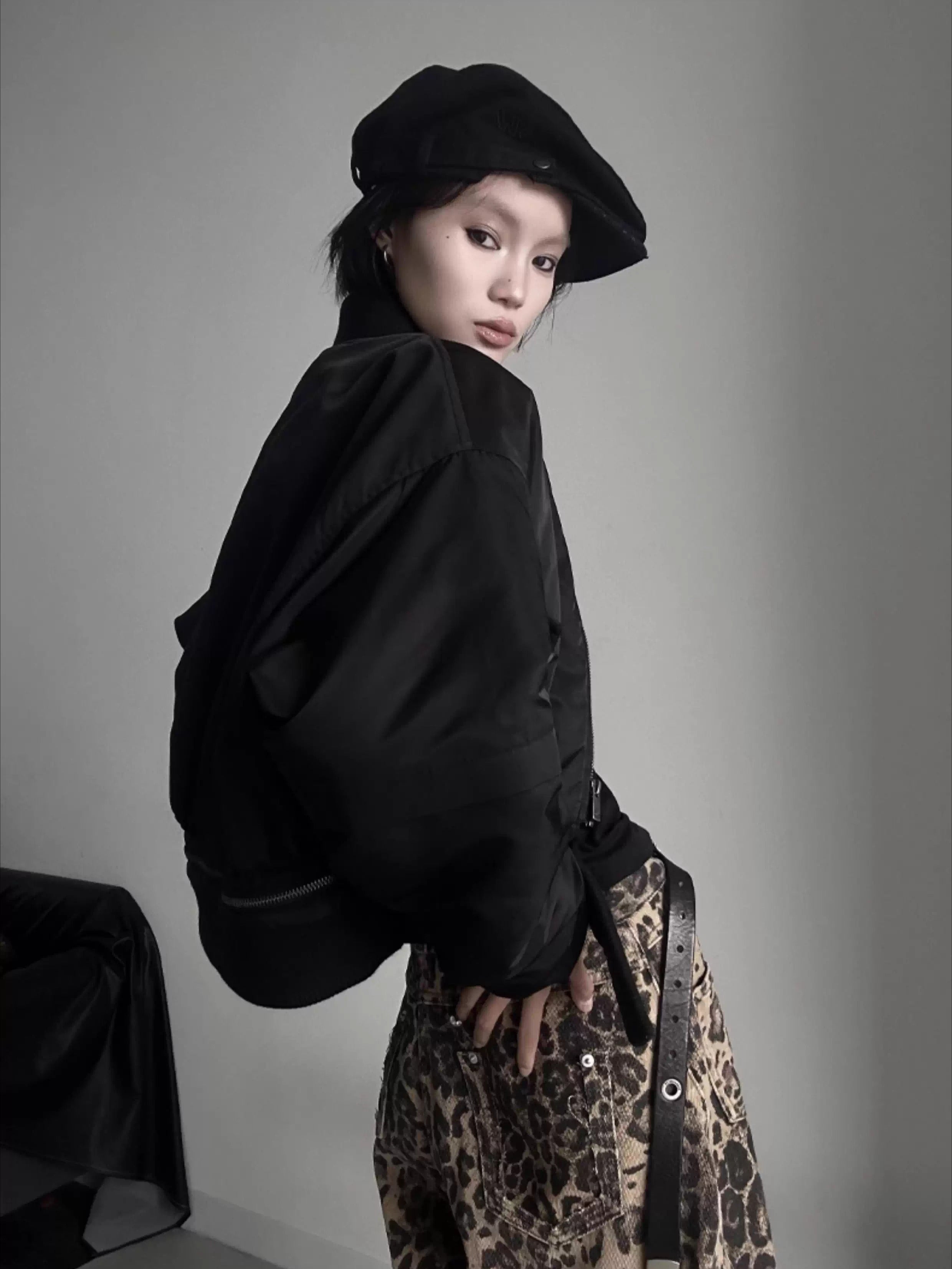 Logo Eyelet Genuine Leather Belt