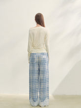 Floral Print Pleated Long-Sleeve T-shirt - CHINASQUAD