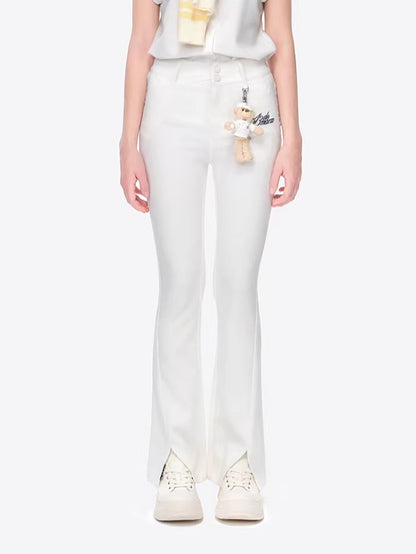 Slim Flare Golf Trousers