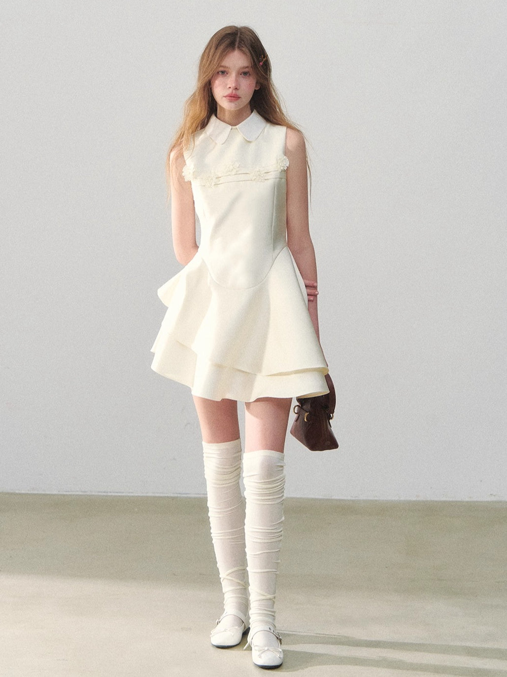 Sleeveless Round Neck Princess Bubble Dress