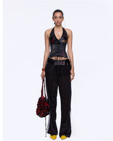 24ANS Asymmetric Printed Halterneck Jersey Cami – view 3