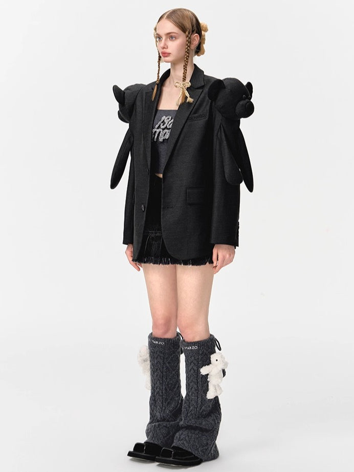 Knit Leg Warmer Socks