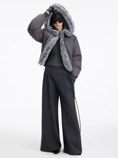 Antibacterial Lyocell Stretch Micro-Flare Pants