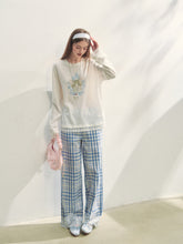 Lace Panel Animal Print Long-Sleeve Tee - CHINASQUAD