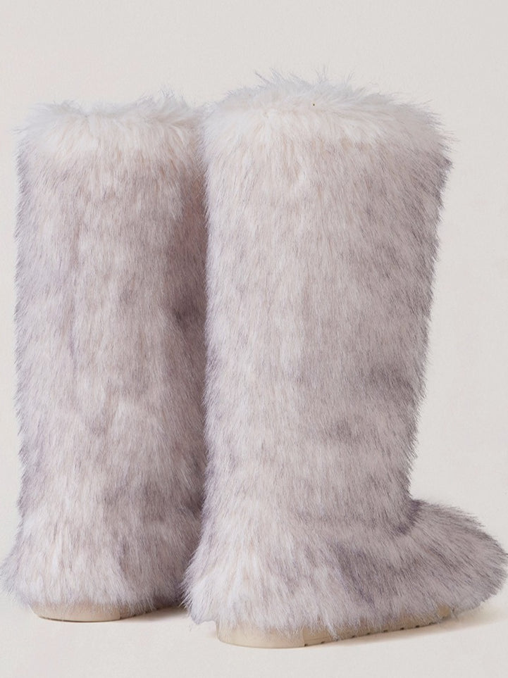 Desert Cross Shearling Hunter Boots