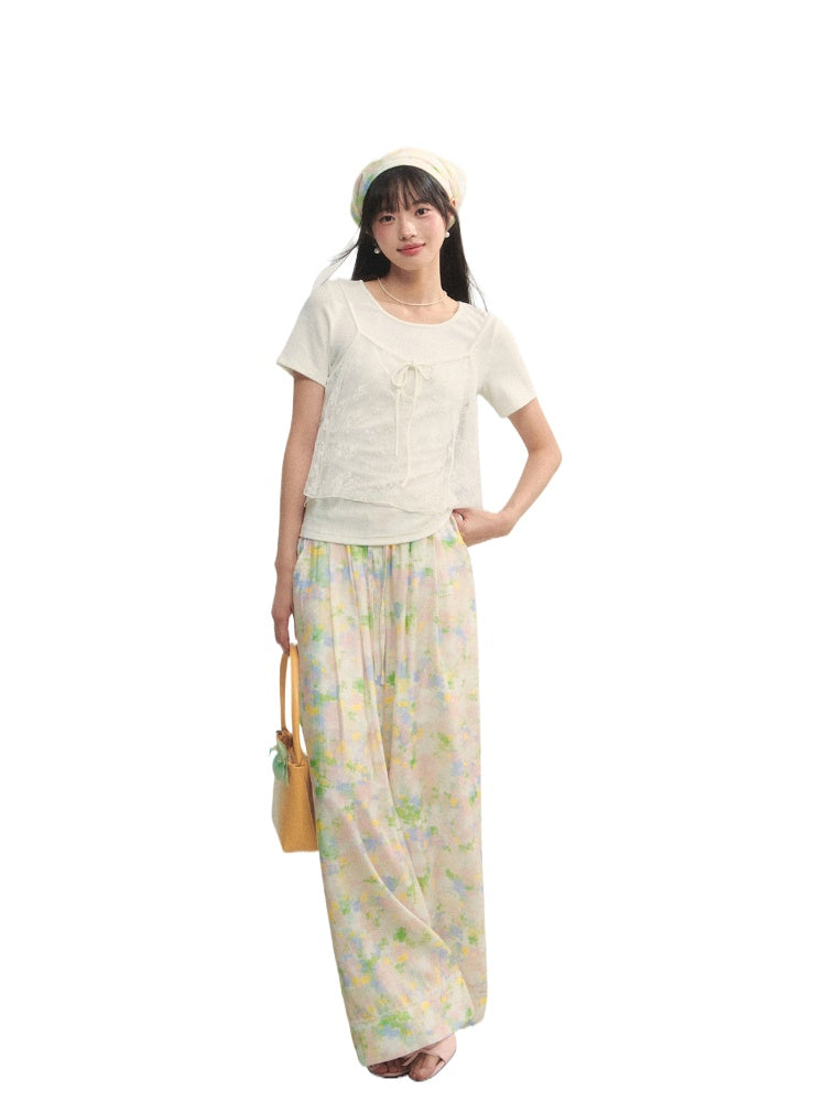 Lace Mesh Sling T-shirt - CHINASQUAD