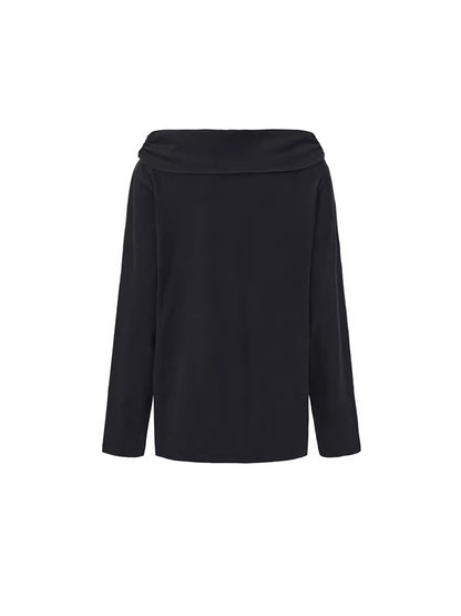 Off-Shoulder Cotton T-Shirt