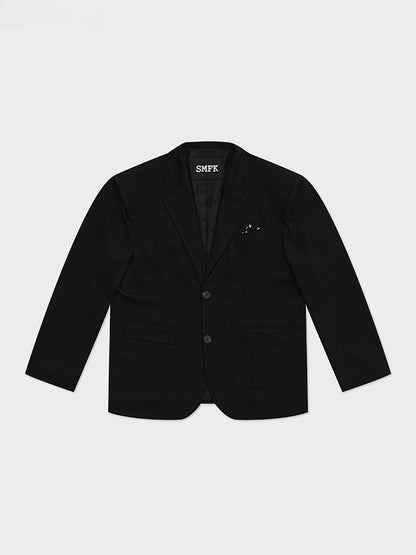 Black Oversize Midnight Blazer